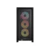 CORSAIR Case 4000D FRAME LCD ARGB (Mid-Tower, TG, Black) - PN CC- 9011326-WW