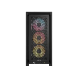 CORSAIR Case 4000D FRAME LCD ARGB (Mid-Tower, TG, Black) - PN CC- 9011326-WW