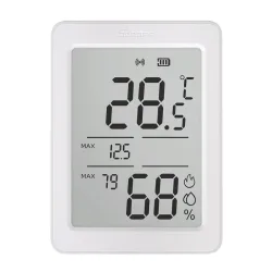 SONOFF smart θερμόμετρο & υγρασιόμετρο AirGuard TH, έως 60°C, ZigBee 3.0 & Bluetooth, λευκό