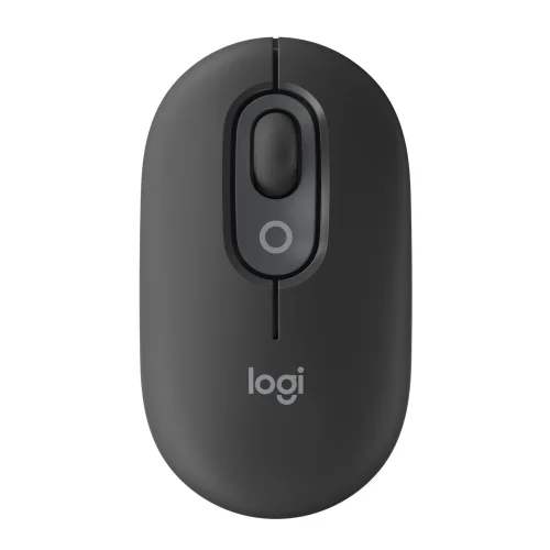 LOGITECH Mouse POP Wireless With Emoji Button Graphite