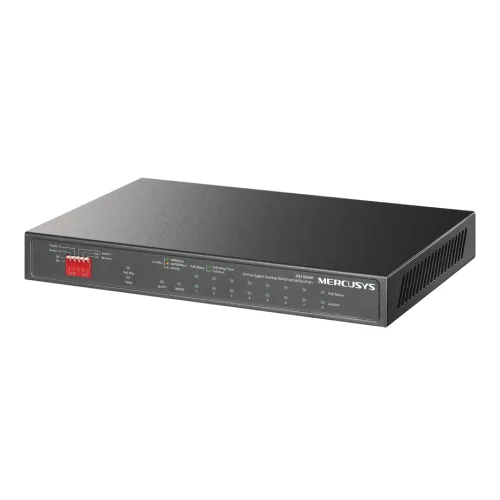 Mercusys 10-Port Gigabit Desktop Switch with 8-Port PoE+ (MS110GMP) (MERMS110GMP)