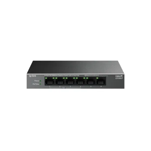 TP-Link Switch 6-Port 10/100Mbps 4-Port PoE (LS106LP)