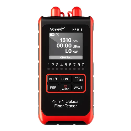 NOYAFA tester καλωδίων οπτικής ίνας NF-916, 850-1650nm, -60~8dBm