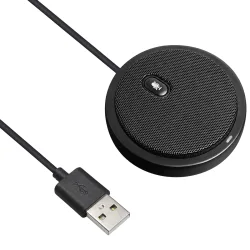 CMTECK επιτραπέζιο μικρόφωνο UM02, omnidirectional, USB, μαύρο