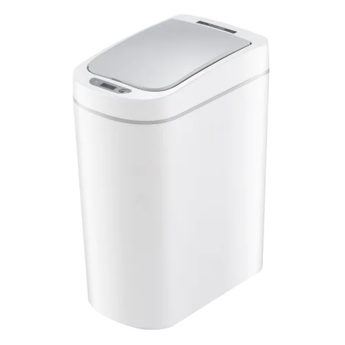 HOME USE κάδος απορριμμάτων HUH-0255 με φωτοκύτταρο, 7lt, λευκός