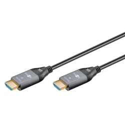GOOBAY καλώδιο HDMI 2.1 65558 με Ethernet, AOC, 8K/60Hz, 48 Gbps, 10m, μαύρο