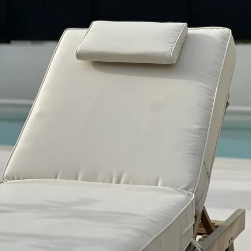 Μαξιλάρι Ξαπλώστρας με Προσκέφαλο 65 × 200 × 15 εκ.