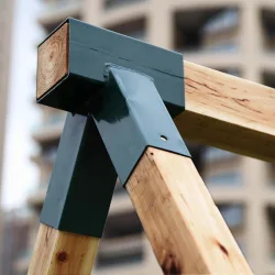 Γωνία για Κούνια – για οριζόντιο ξύλο 9x9 και κάθετα 7x7 εκ.