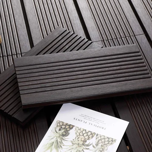 Bamboo Δάπεδο Εξωτερικού Χώρου 2×14×185 εκ. – Ανθρακί