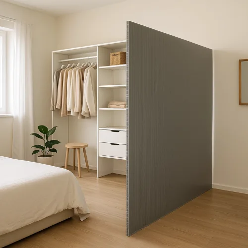 ALVEOPAN - Κυψελωτό Φύλλο Προπυλενίου Γκρι Alveopan Γκρι 10,8mm | 100 x 100cm