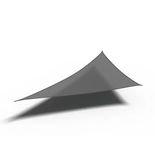Πανί Σκίασης Τρίγωνο 280gsm Premium 90° - 5 x 5 x 7,1m - Γκρι