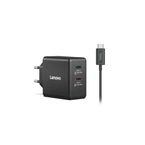Lenovo 65W Mini USB-C GaN Charger - 40AW065BEU