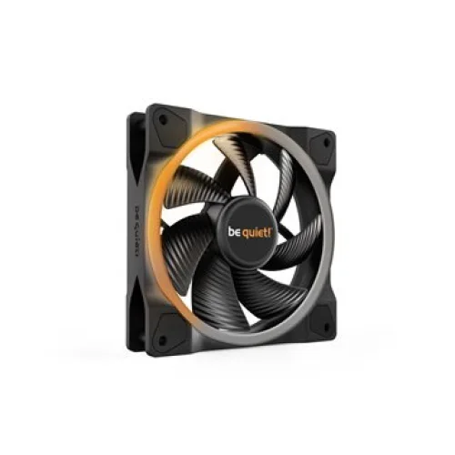 BEQUIET FAN LIGHT WINGS 120MM PWM BL072, ARGB, 1700RPM, 41,51CFM/70,53M3/H, 20,6 DB, LIFESPAN 60000H, BLACK, 3YW.