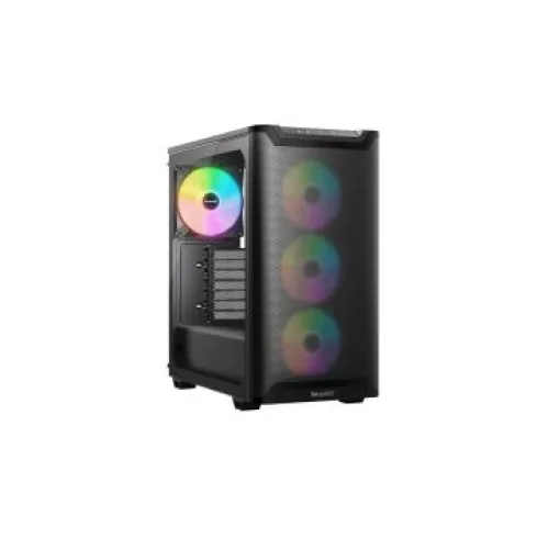 BEQUIET PC CHASSIS PURE BASE 501 LX BLACK BGW78, MIDI TOWER ATX, ARGB LIGHTING, W/O PSU, Front: 3x Light Wings LX 120mm PWM, Rear: 1x Light Wings LX 140mm PWM, 3YW.