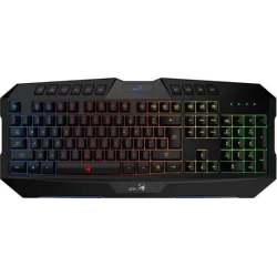 GENIUS KEYBOARD SCORPION K20, WIRED, USB, GAMING, BLACK, 2YW.