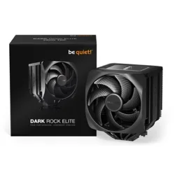 BEQUIET CPU AIR COOLER DARK ROCK ELITE BK037, 280W TDP, INTEL SOCKET LGA 1851/1700/1200/1150/1151/1155, AMD AM4/AM5, DUAL PWM 135MM FAN, BLACK, 3YW.
