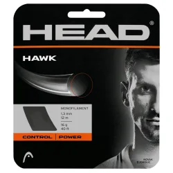 HAWK 1.25mm ΧΟΡΔΗ TENNIS HEAD (Άσπρο / 1,25mm / 12m)
