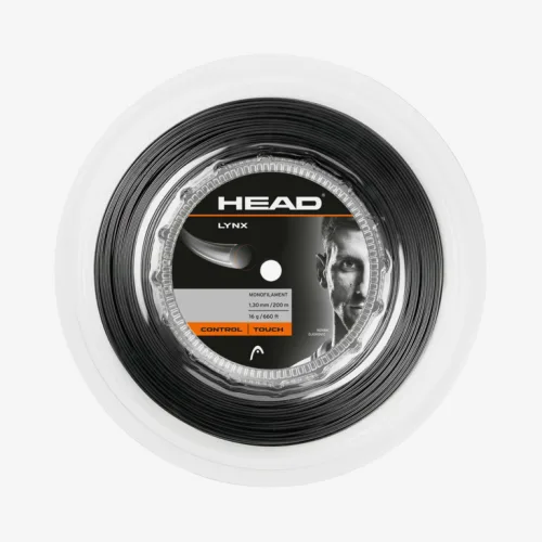 LYNX 200M ΧΟΡΔΗ TENNIS HEAD (Anthracite / 1.30mm)