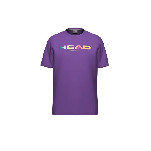 RAINBOW T-SHIRT MEN 811435 TENNIS HEAD (Purple / LG)