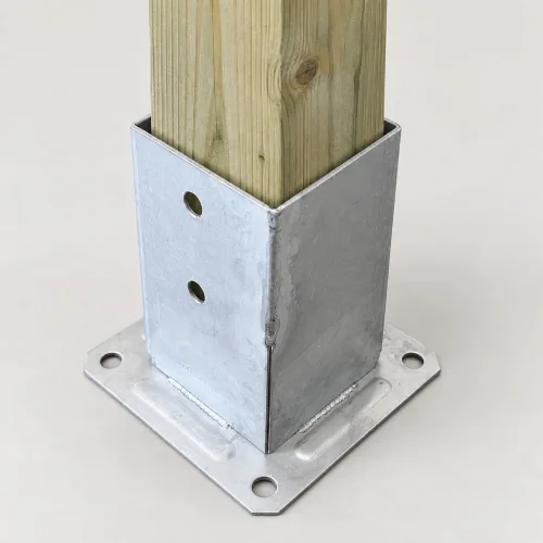 Βιδωτή Βάση Ξύλου 10 × 10 εκ. INOX A2