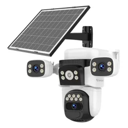 VSTARCAM smart ηλιακή κάμερα CB621SR, triple lens, 2MP, WiFi, SD, PTZ, IP66