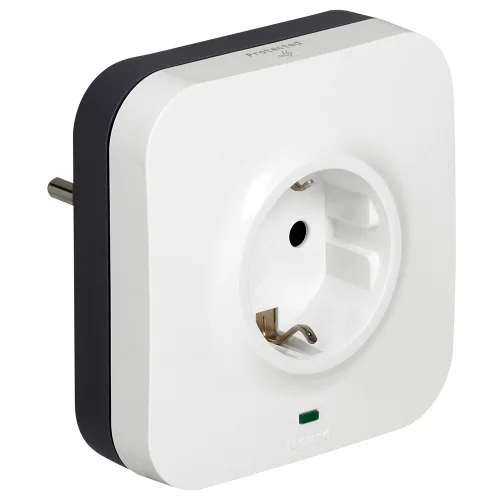 Legrand SurgeArrest 1 Outlet White, 2 x RJ45