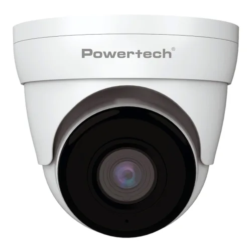 POWERTECH υβριδική κάμερα CCTV PT-1589 με μικρόφωνο & υπέρυθρα, 8MP, 2.8mm, IP66