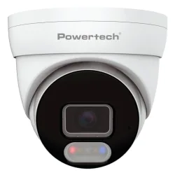POWERTECH IP κάμερα PT-1593 με μικρόφωνο & Full Color λειτουργία, 8MP, 2.8mm, PoE, IP67