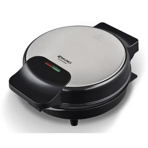 BRUNO ομελετιέρα BRN-0317, 1000W, στρόγγυλη 19cm, βαθιά, inox-μαύρη