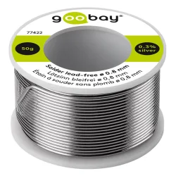 GOOBAY σύρμα συγκόλλησης 77422, Φ0.8mm, lead free, 50g