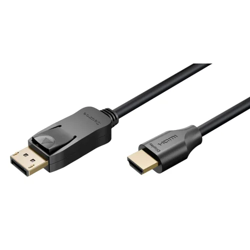 GOOBAY καλώδιο DisplayPort σε HDMI 80525, 8K/60Hz, 48 Gbps, 2m, μαύρο