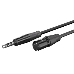 GOOBAY καλώδιο ήχου 6.35mm σε XLR 80054, 10m, μαύρο