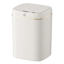 HOME USE κάδος απορριμμάτων HUH-0251 με φωτοκύτταρο, 9lt, λευκός