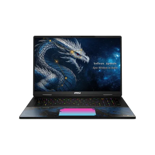 MSI Laptop Titan 18 HX Dragon Edition Draco Epic A2WJ 18'' UHD+ MiniLED 120Hz/U9-290HX/64GB/2TB SSD NVMe/NVidia GeForce RTX 5090 24GB/Win 11 Pro/2Y/Dragon Edition Draco Epic