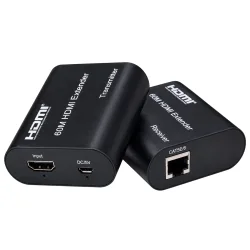 POWERTECH HDMI video extender CAB-H204 μέσω καλωδίου RJ45, 1080p/60Hz, με loop, έως 120m