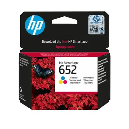 HP 652 Tri-color Original Ink Advantage Cartridge Cyan, Magenta, Yellow