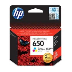 HP 650 ink cartridge 1 pc(s) Original Cyan, Magenta, Yellow