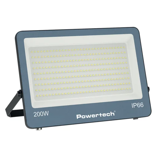 POWERTECH LED προβολέας PT-1619, 200W, 4000K, 18000lm, IP66, 6KV
