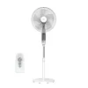 Osio OSF-9010 Λευκός ανεμιστήρας δαπέδου 16”, 3 ταχυτήτων με οθόνη και τηλεχειριστήριο-50W