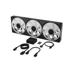 Corsair Case Fan LX360 RGB Unified Frame Black + iCUE LINK System Hub - CO-9051065-WW