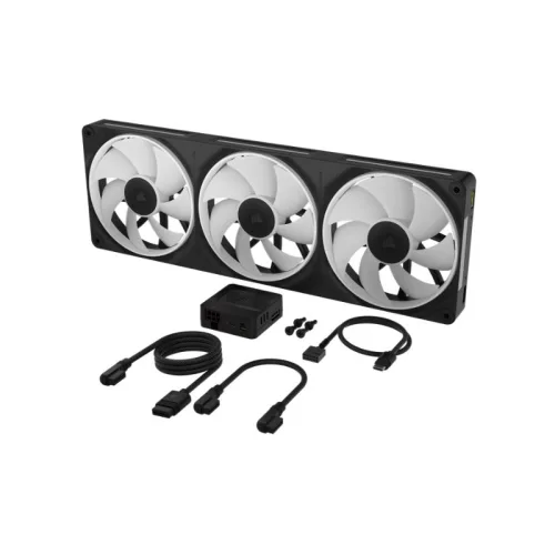 Corsair Case Fan LX360 RGB Unified Frame Black + iCUE LINK System Hub - CO-9051065-WW
