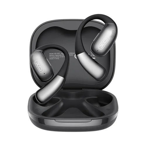 Bluetooth ακουστικά handsfree με τεχνολογία ΑΙ, σε μαύρο χρώμα