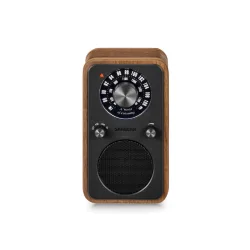Sangean WR-9  Vintage Walnut Ραδιόφωνο AM / FM / Bluetooth με Ξύλινο Περίβλημα
