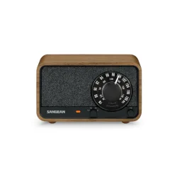 Sangean WR-8 Vintage Walnut AM/FM/Bluetooth Wooden Cabinet Radio
