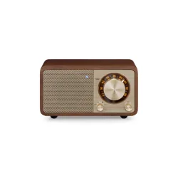 Sangean WR-7 Natural Walnut  Ραδιόφωνο Bluetooth με ξύλινη καμπίνα