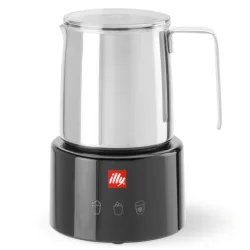illy Cappuccinatore Electric Milk Frother Black/Stainless Steel (23760) (ILL23760)