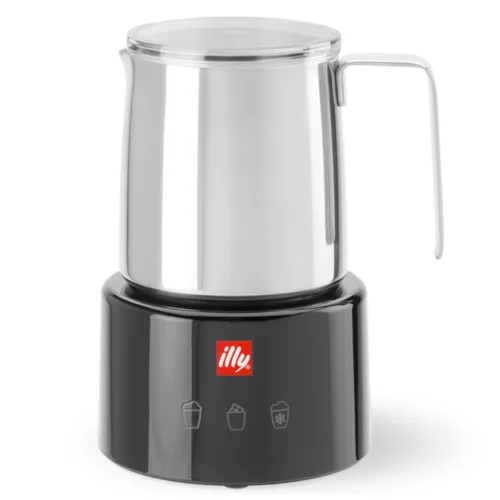 illy Cappuccinatore Electric Milk Frother Black/Stainless Steel (23760) (ILL23760)