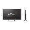 Tesla Τηλεόραση QLED TV 43