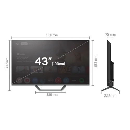 Tesla Τηλεόραση QLED TV 43