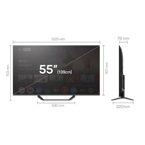 Tesla Τηλεόραση QLED TV 55